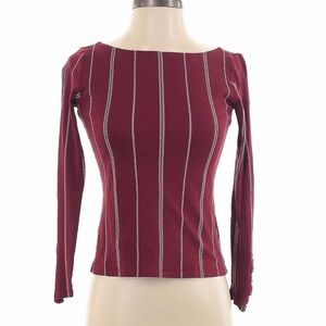 Ann Taylor striped boatneck top
